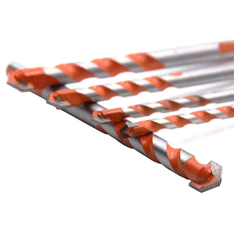 

Threaded Triangle Tungsten Steel Wall Brick Concrete Drill Bit Household Marble Overlord Drill Hand Electric Accessories