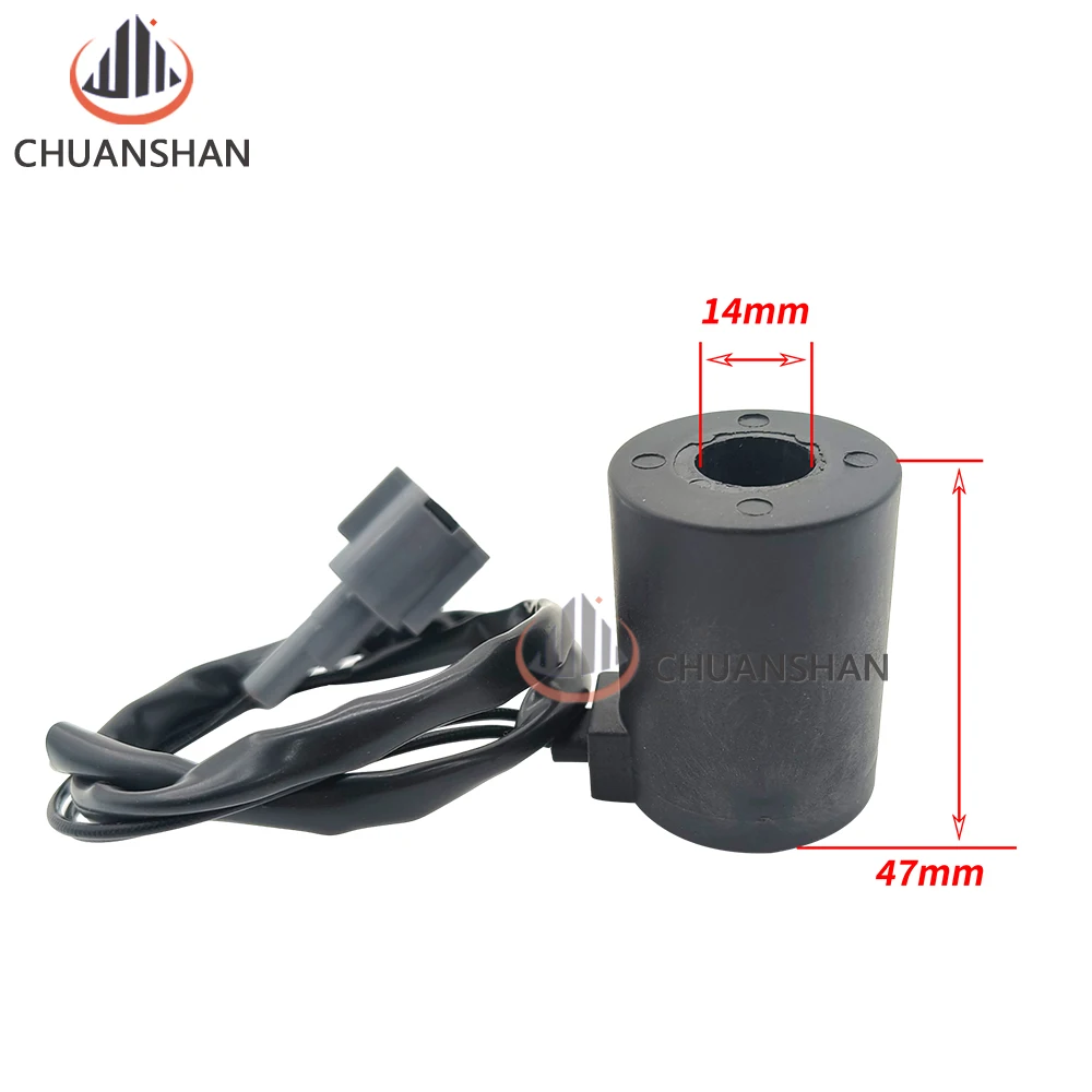 

Construction Machinery Parts For 55/7060 PC200-6 PC210 135 120 Walking Speed Solenoid Valve Coil