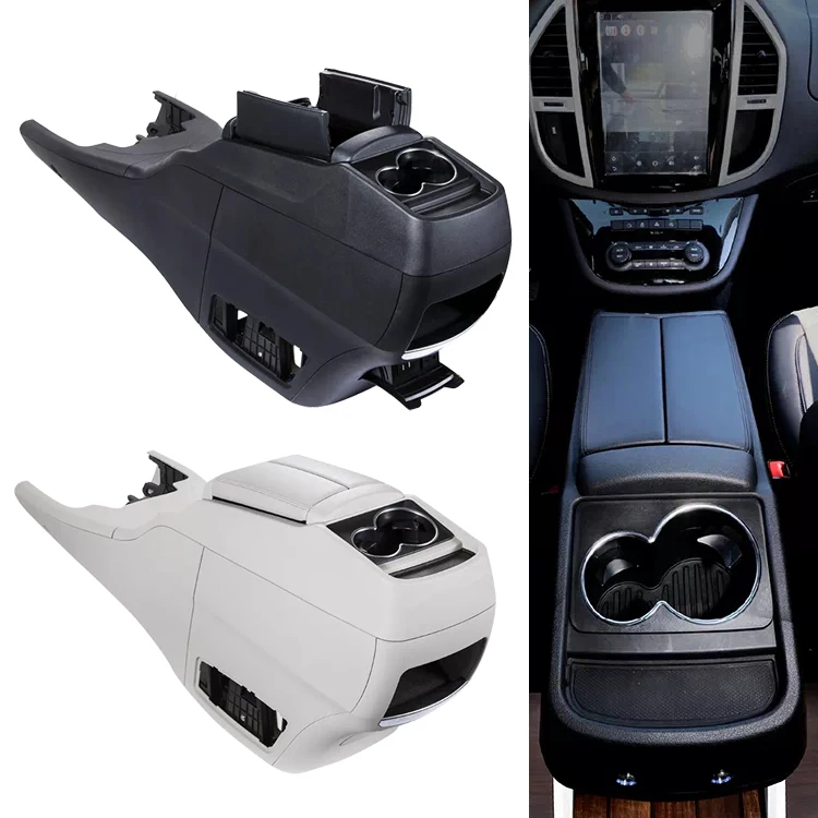 Beige Black Multifunctional ABS Armrest Box Cup Holder Central Armrest Console for Mercednz Vito W447 V-class V250 V260 Car