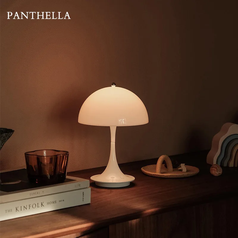 

touch control led desk lamp 3 colors dimming 1800mah rechargeable usb acrylic lamp shade 6 colors abs pc for bedroom study