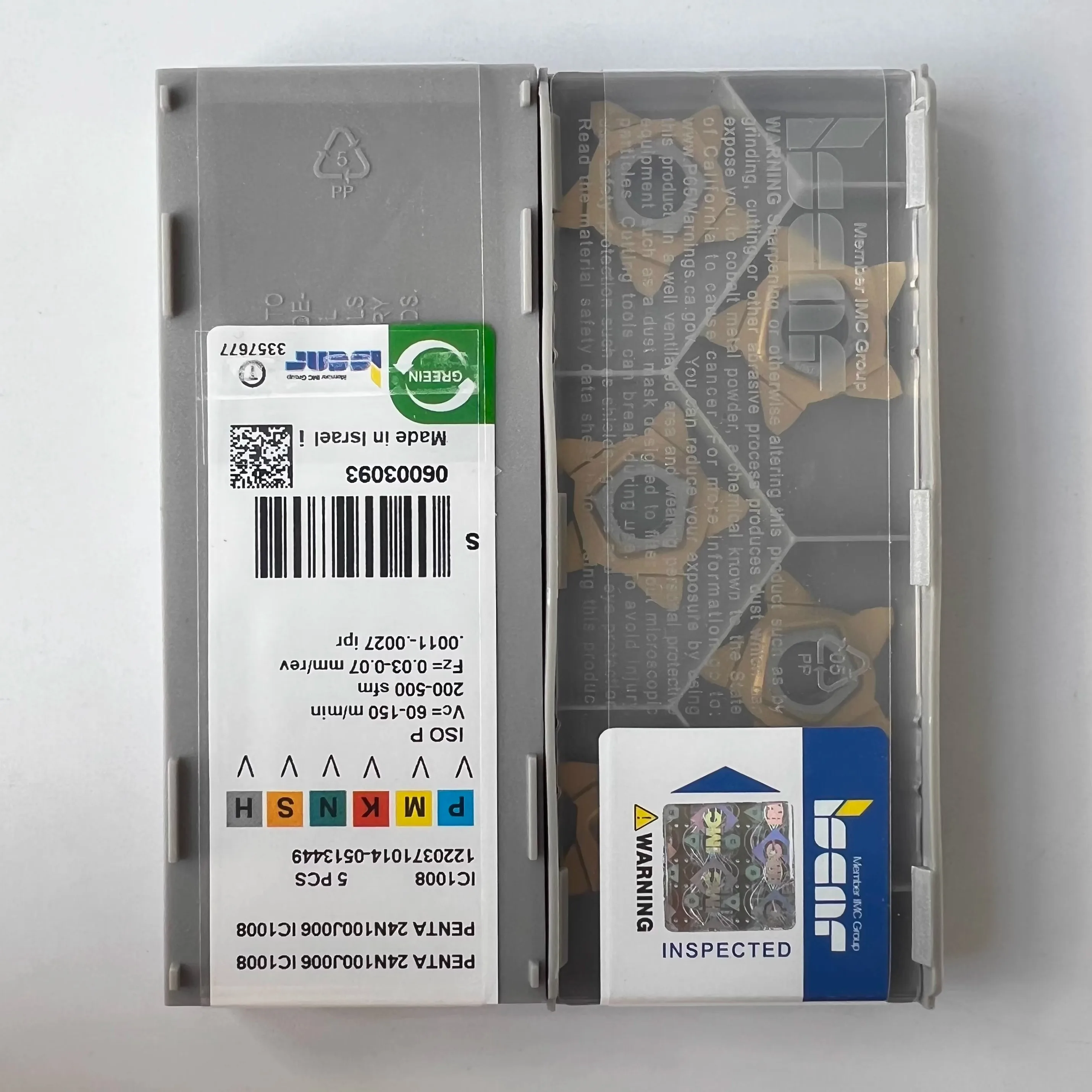 

PENTA24N100J006 IC1008 / Original product CNC cemented carbide blade 5 Pcs