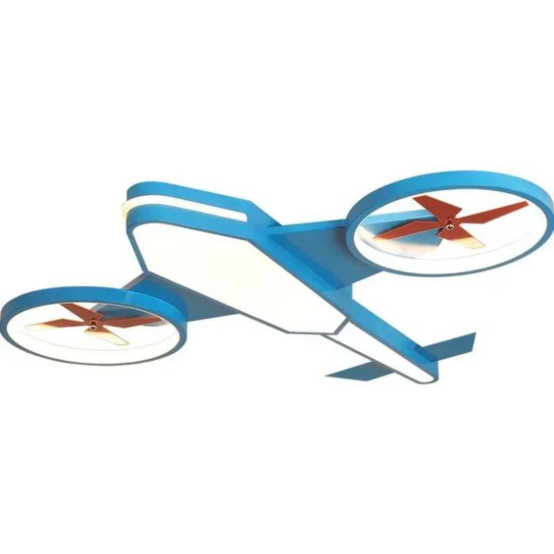 Creative Cartoon Air Plane Kids Ceiling Light Baby Boys Girls Children Kids Room Light Bedroom Lamp
