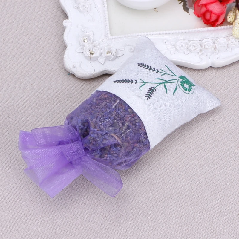 Purple French Dried Lavender Sachets Craft Bag Lavender Sachets Wedding Toss Release a Strong Lavender Scent Durable