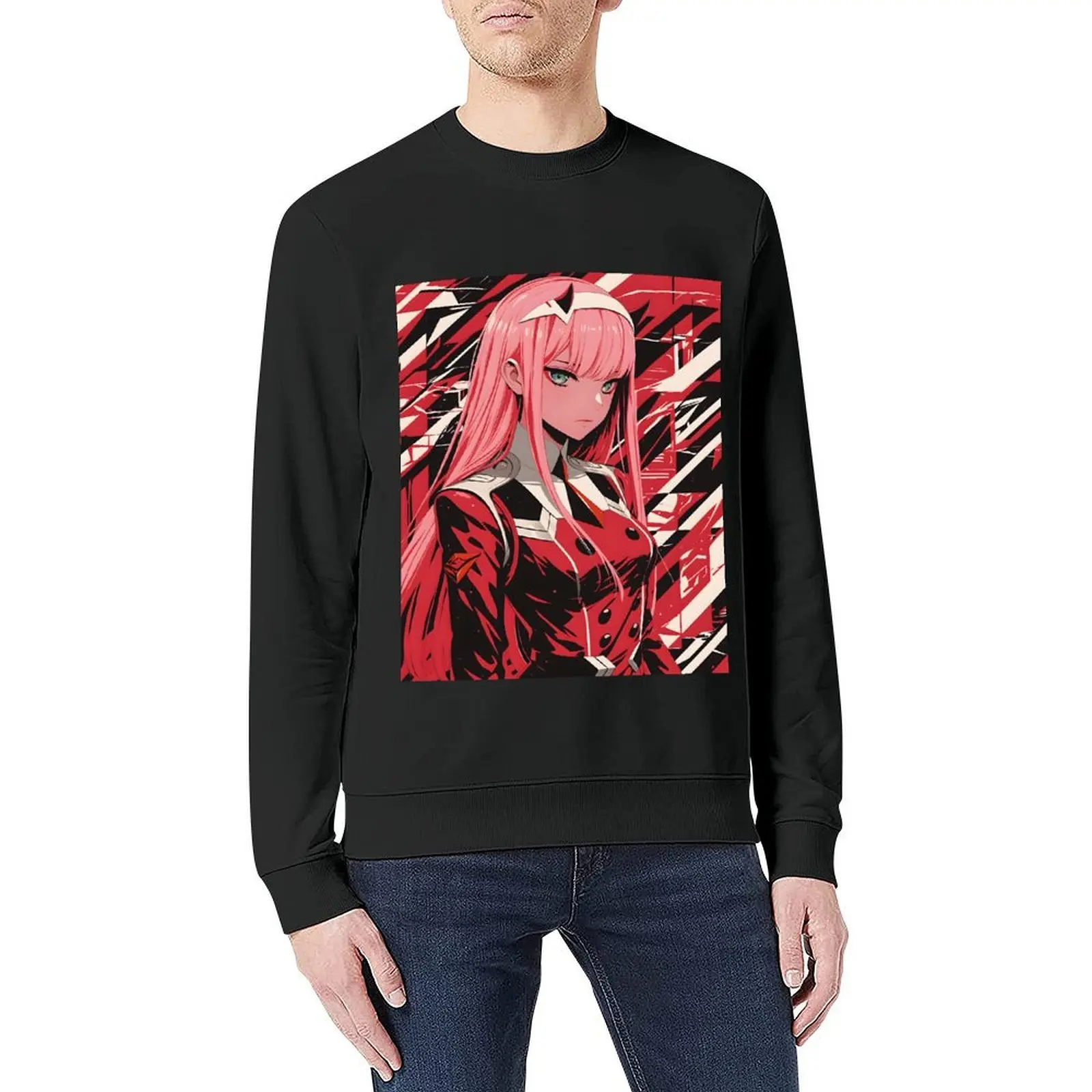 بلوفر Zero Two - Darling in the franxx 22 على الطراز الياباني ملابس جمالية ملابس رياضية ملابس أنيمي سويت شيرت بقلنسوة