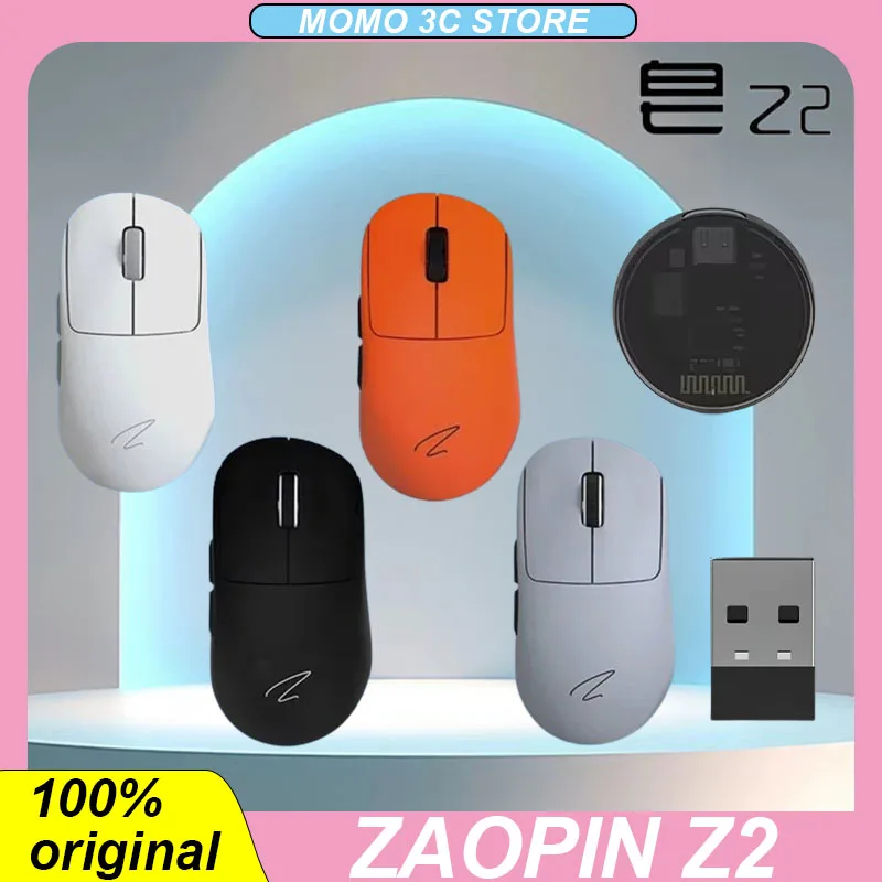 

Zaopin Z2 4k Wireless Mouse 3mode Buletooth Paw3395 Hot Swap Nordic 52840 Chip Customized Micro Switch Base PC Game Mice Laptop