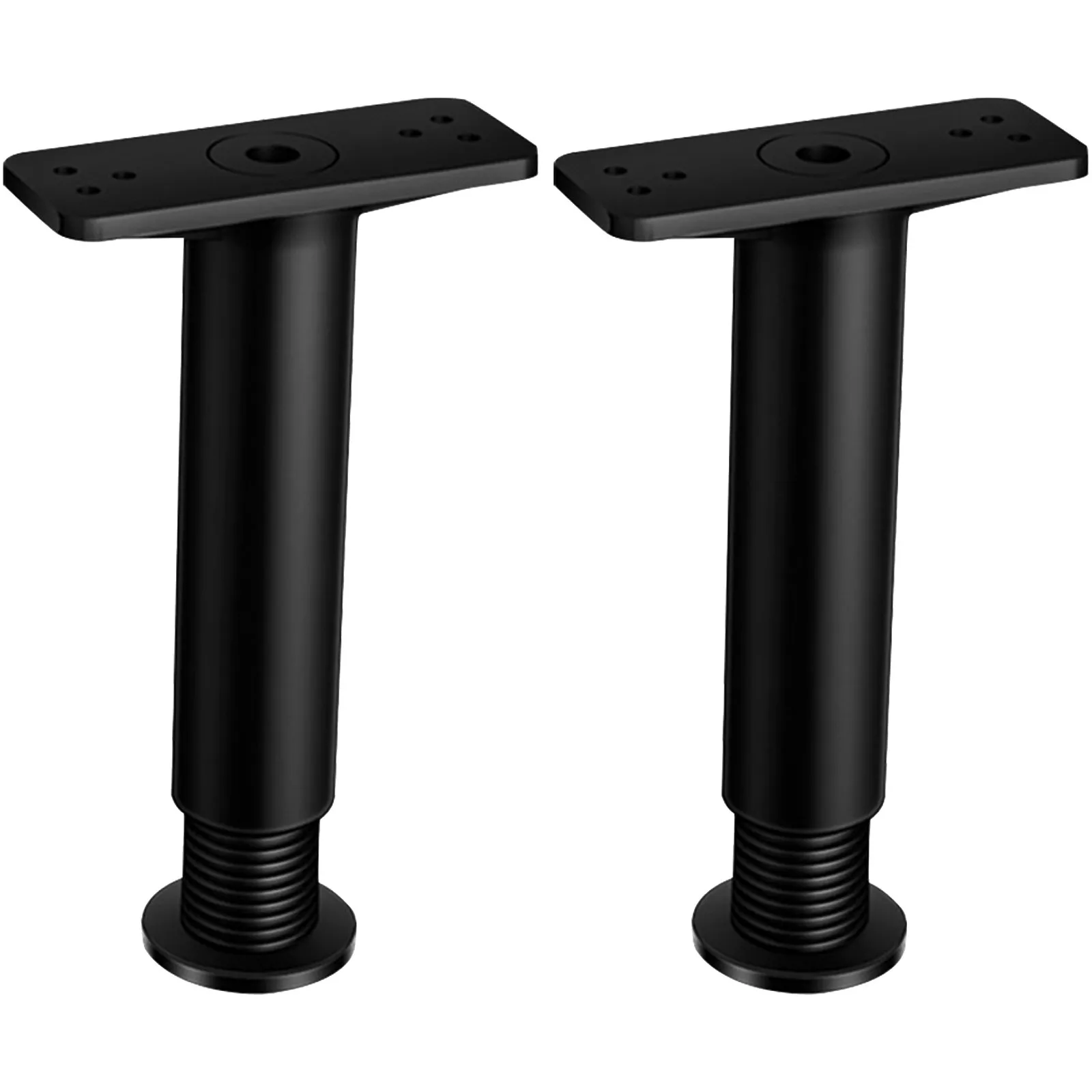 2Pcs Adjustable Bed Center Support Legs Plastic Steel Sturdy Bed Frame Support Legs Replacement Parts Strong Load Bearing