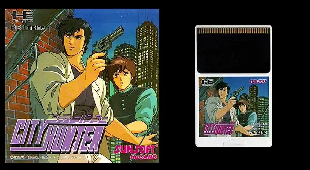 16bits PC Engine HU-CARD : CITY HUNTER ( Japan Version!! )