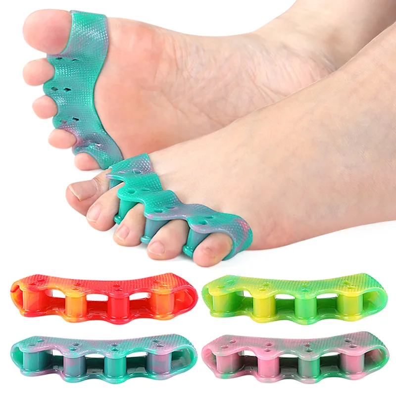 1/2Pairs Gel Thumb Toe Separator Valgus Adjuster Splitter Hammer Corrector Protector Bunion Pain Plantar Fasciitis Straightener