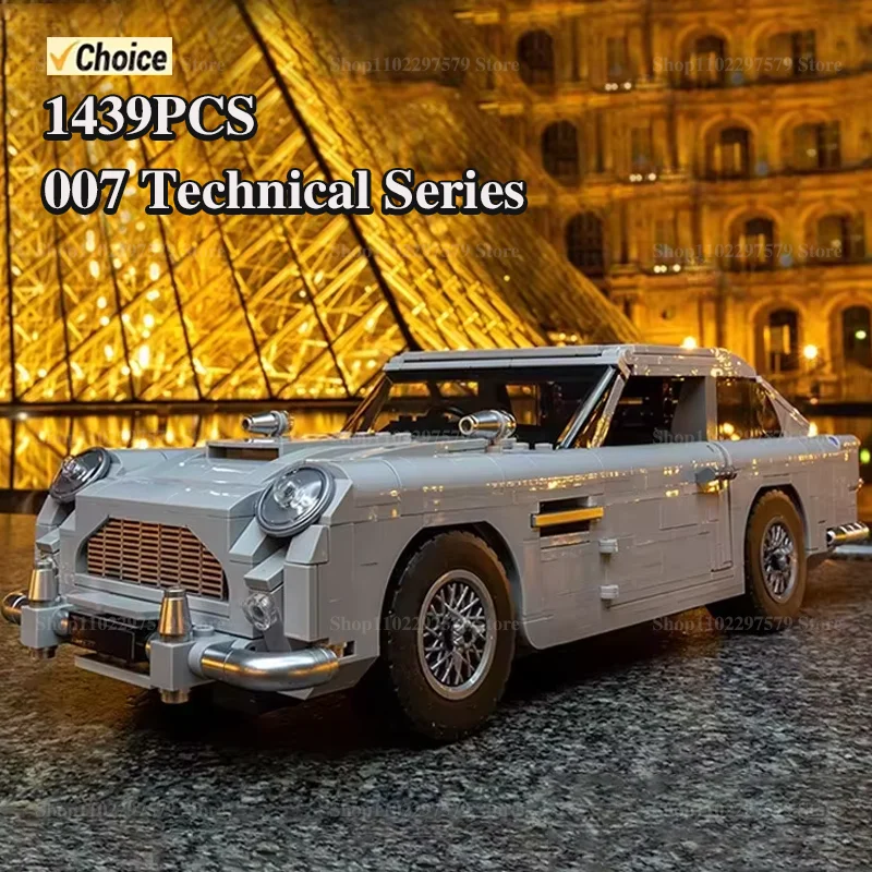 1439 pièces véhicule assembler des briques célèbre série technique blocs de construction ensemble de voiture jouet de bricolage créatif pour enfants adultes Collection de cadeaux