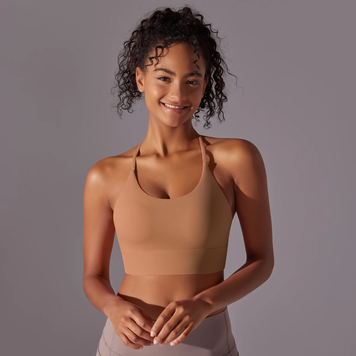 Sport-BH, weich, rückenfrei, sexy Damen-Fitness-BH, Strumpfhosen, Yoga-Weste, hohe Festigkeit, stoßfest, für Fitnessstudio, Sport-Top, Push-Up mit Brustpolster – Detail 28