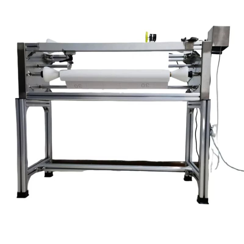 

Best-selling new manual cheap aluminum alloy frame rewinder film paper slitting rewinder