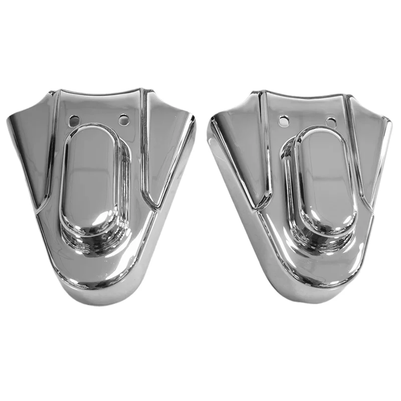 

Chrome Metal Motorcycle Rear Axle Covers Phantom Swingarm Design For Softail Springer EFI FXSTSI FXSTD FLSTF FLSTN