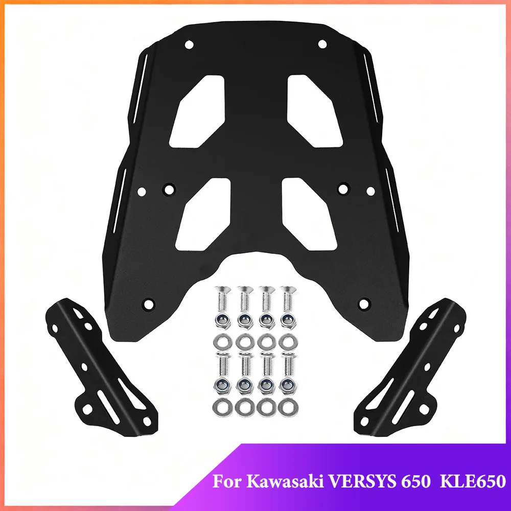 

Для мотоциклов Kawasaki VERSYS 650 KLE650 KLE 650 2015-2024: задний багажник, грузовой кронштейн, крепление для кофра