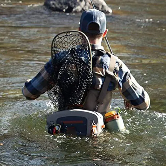 Fly Fishing Wait Hip Pack Fanny Tackle Storage Bag Cross Body Sling Versatile Waterproof Dry Bag for Canoeing Surfing Kayking