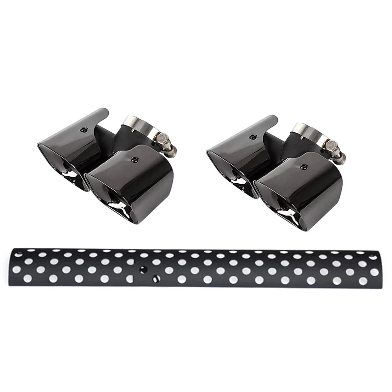 

Suitable for Land Rover Defender modified Kane four-out tail throat, square mechanical tail throat accessories
