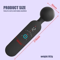 AV Magic Wand Digital Display Heated Powerful Vibrator Women's Nipple Clitoral Stimulator Massager Female Masturbation Sex Toy - Image 3
