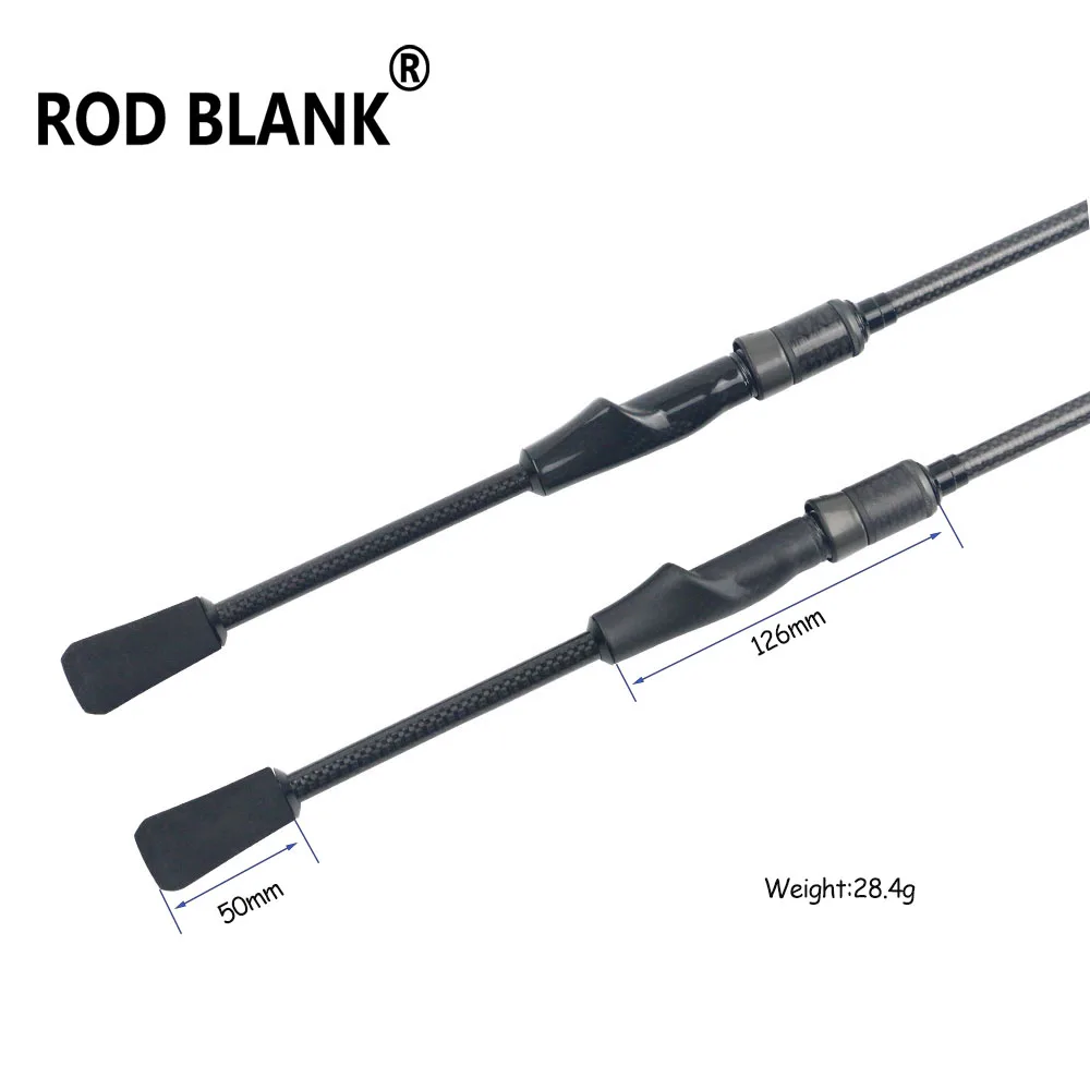 Rod Blank 28.4g Lightweight Spinning Handle Kit Carbon Fiber Reel Seat Fishing Rod Building Components Rod DIY Repair Accessory