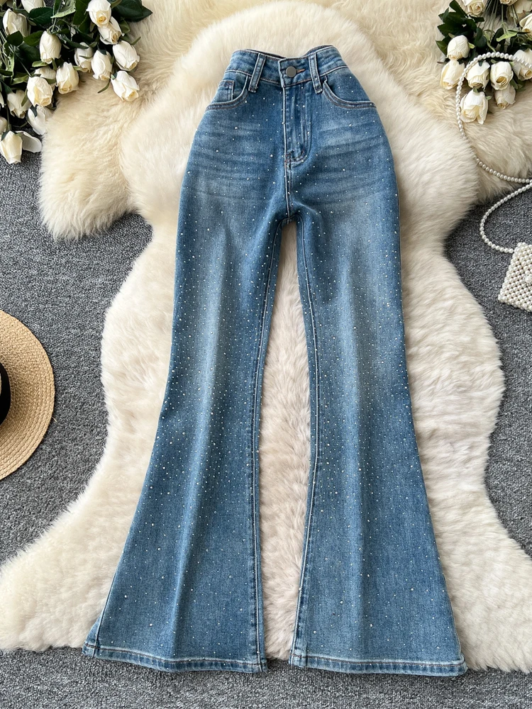 

Retro High Waist Star Denim Slimming Pants Women's Casual Loose Fit Spring 2026 Simple Versatile Casual Long Pants