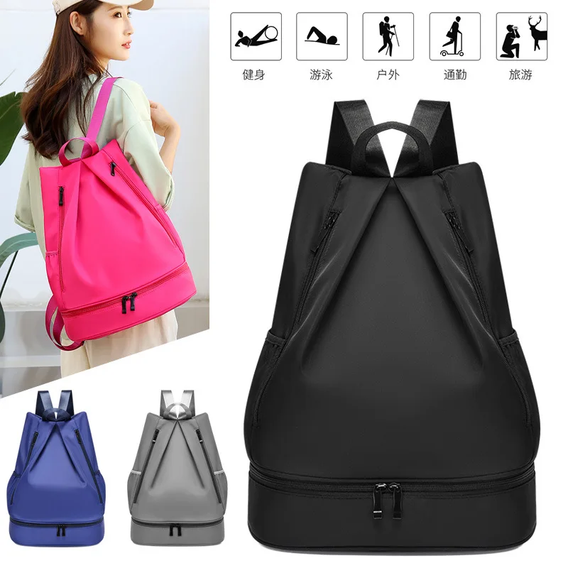 Swim Bag Dry Wet Separation Waterproof Backpack for Beach Gym Travel Sports Portable
