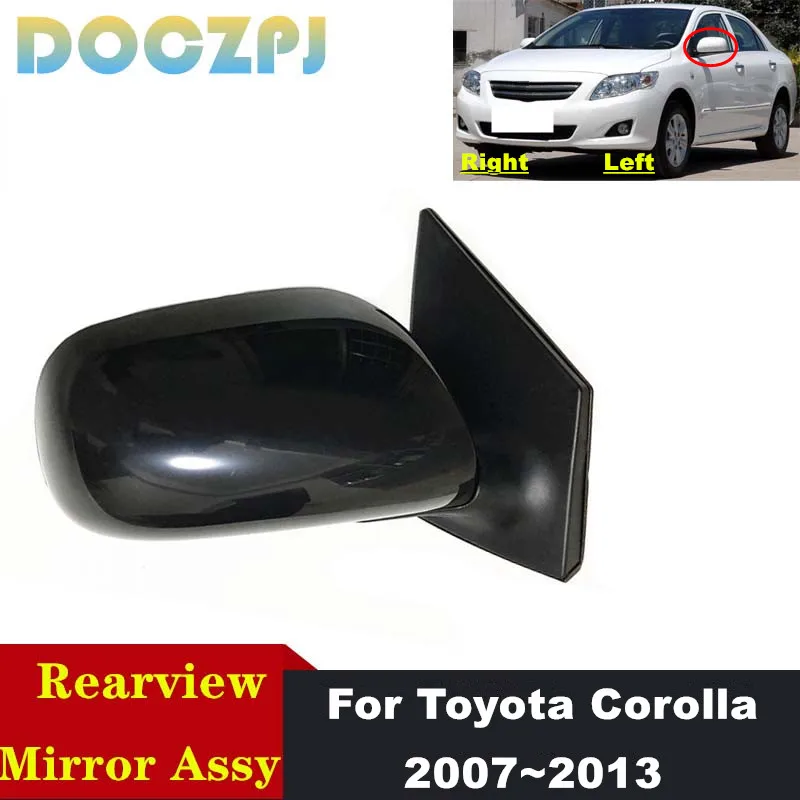 

1PCS Car Review Side Mirror Door Mirror Assembly For TOYOTA COROLLA 2007~2013 Manul Folding Without Turn Signal Light