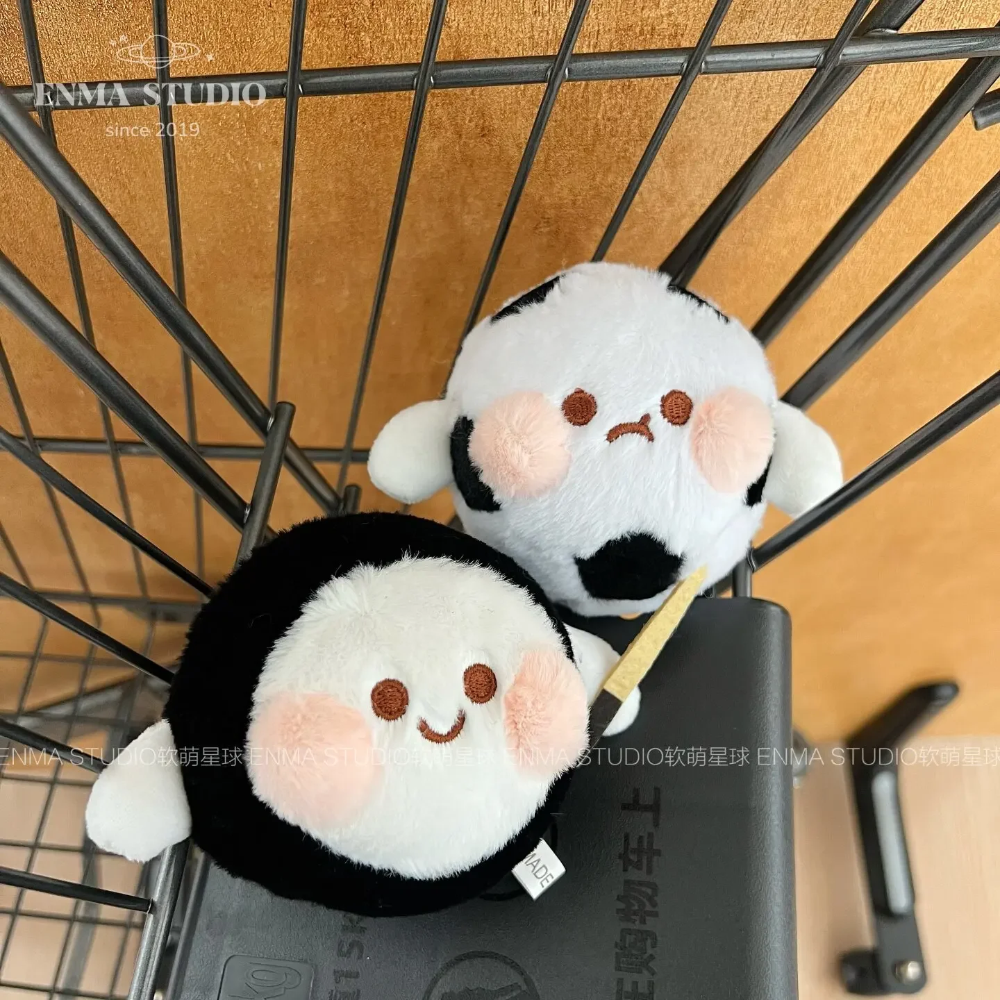 Cute Sports Ball Plush Keychain Kawaii Soccer Basketball Baseball Tennis Golf Stuffed Doll Plushie Bag Charm for Sports Lovers view 3