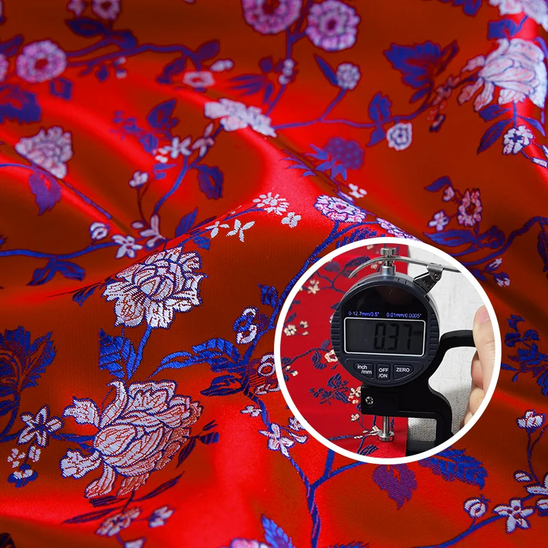 50x70 cm brocade jacquard pattern fabrics by the yard sewing cheongsam doll jacket DIY design damask clothing fabric