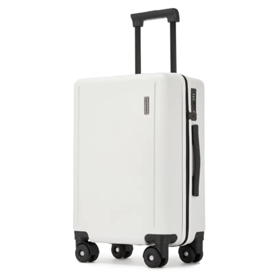 

20 Inch Carry-on Luggage, 22x14x9 Airline Approved Carry on Luggage, Hard Shell Small Rolling Carry on Suitcase with Spinner Wh
