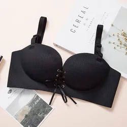 Fashion Sexy Seamless Push up Wireless Bra for Women Super Gather Brassiere Bralette Comfortable Underwear Female Bra
