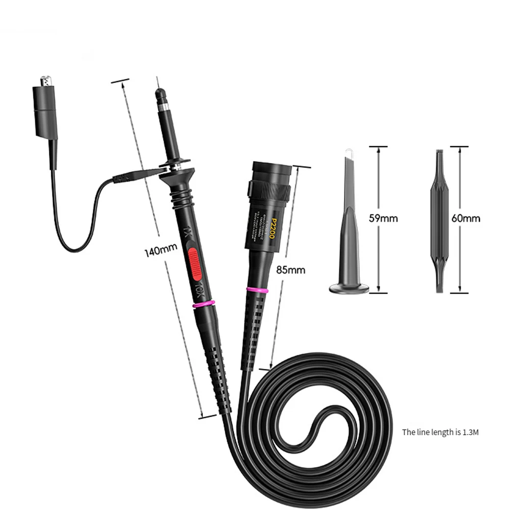 Oscilloscope Probe Clips Offering Flexibility in Usage With Adjustable Switches for Optimal Performance at 200MHz