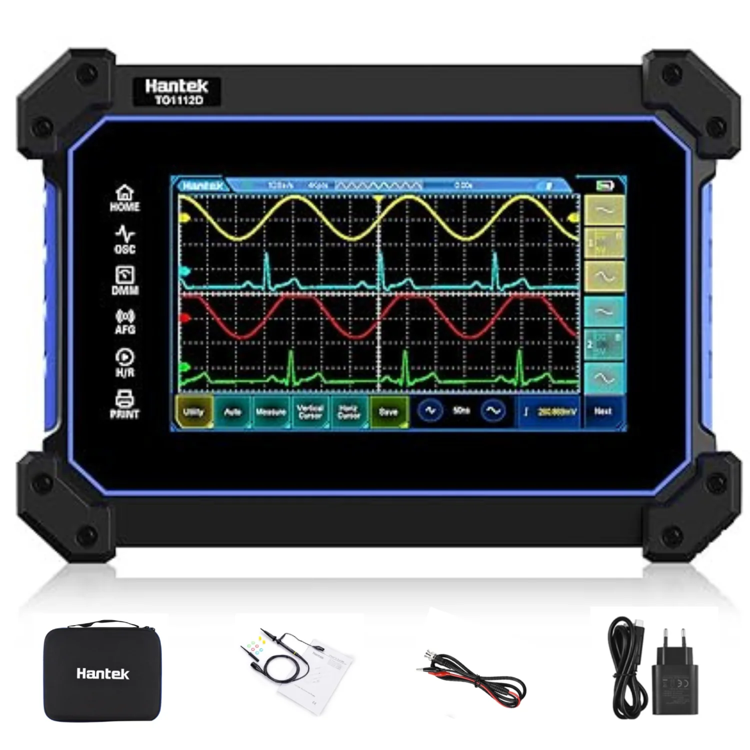 

TO1112D Touch Screen Tablet 110Mhz 2-Channels Handheld Digital Oscilloscope