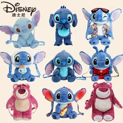 Gorąca wyprzedaż oryginalne zabawki Disney Lilo & Stitch pluszowe zabawki Lotso Sullivan Kawaii miękki niebieski fioletowy Elf wypchana lalka film Anime świąteczny prezent