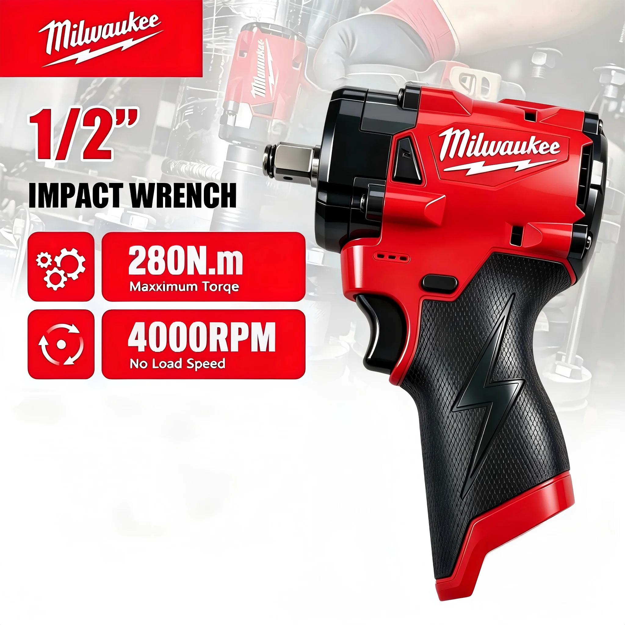 milwaukee-m12-1-2-brushless-impact-wrench-280nm-4000rpm-power-tools-for-auto-repair-tool-only