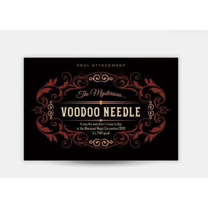 

Voodoo Needle By Peter Eggink Mentalism Magic Tricks Props Gimmick Close Up Magic Illusions Accessories Mind Magia Show Street