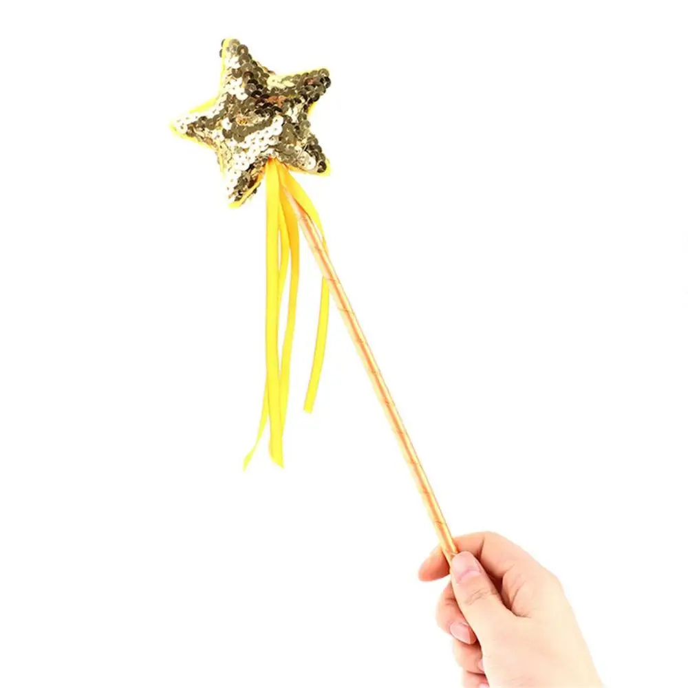 Five Pointed Star Fairy Wand Kids Magic Stizh Party Princess Cosplay Props