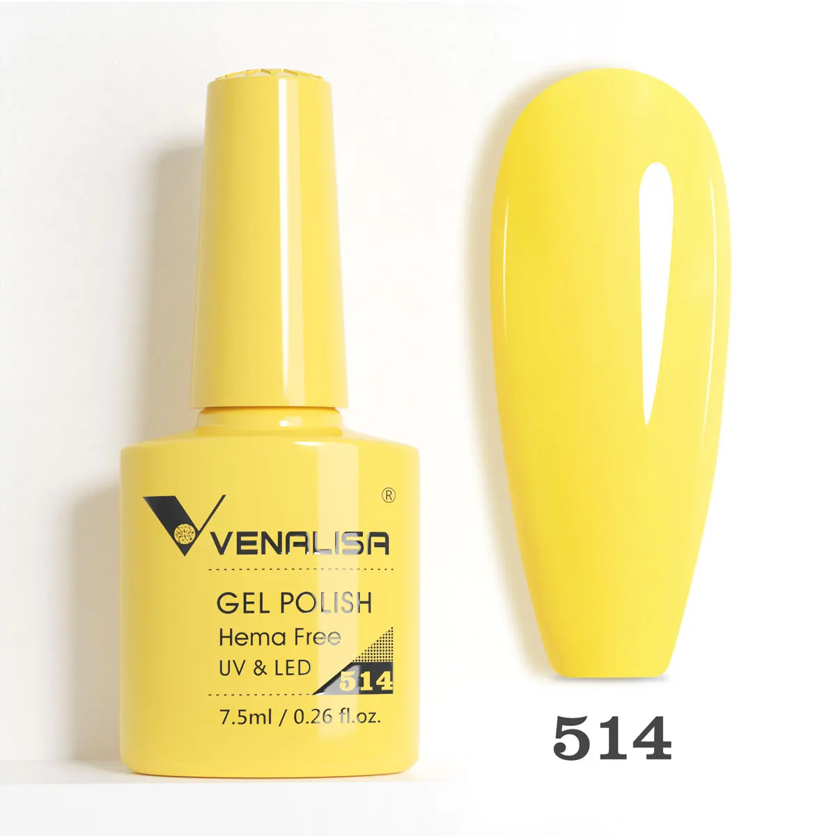 VENALISA 7,5 ml Nagelgelpoliermittel VIP5 HEMA Free Semi Permanent Soak Off UV LED Nagelgel Lack Vollständige Abdeckung Nagelgel Lack