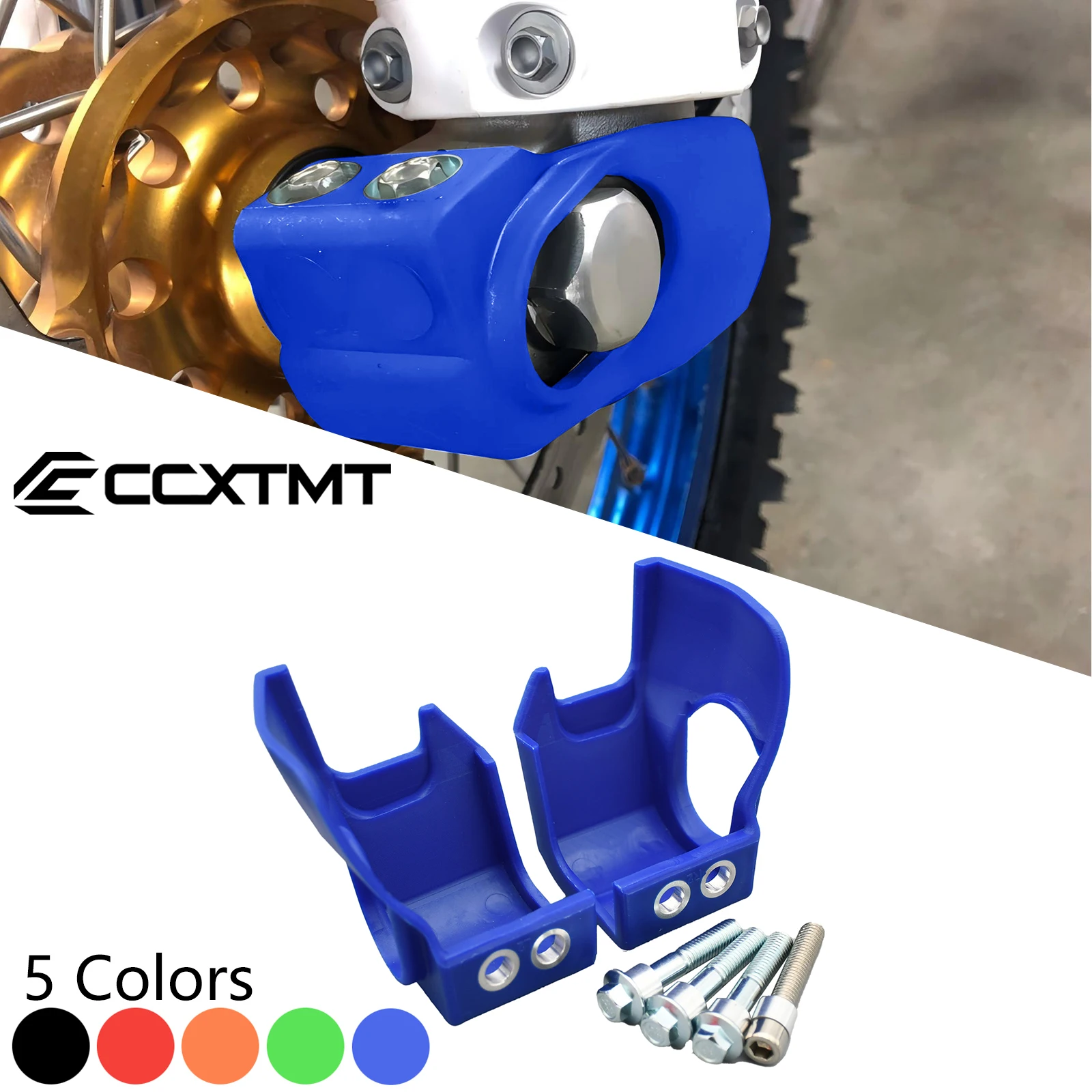 Garfo dianteiro sapato capa inferior perna guarda protetor para husqvarna fx tc fx tx fe te 125-450 para ktm xc xcf sx sxf exc excf 2003-2014