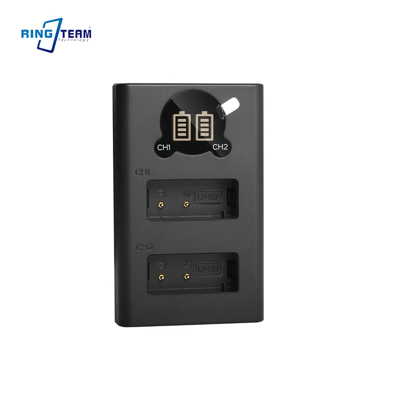 LP-E17 LPE17 LP E17 Camera Battery LED Dual USB Charger for Canon EOS R8 R50 RP 200D 250D M3 M5 M6 750D 760D T6s 800D T8i