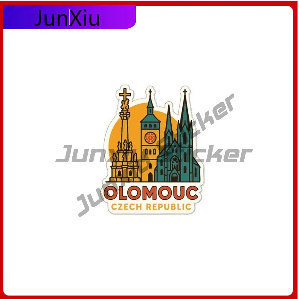 

Olomouc Czech Republic City Travel Sticker Vinyl Decal Waterproof Funny Car Decoration Piece Decals For Suv Window Sunshade Pers
