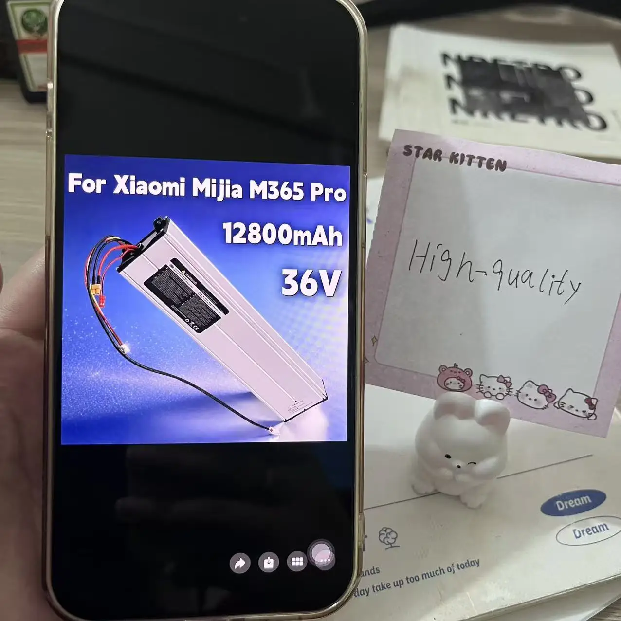 

2025 36V 12800mAH for Xiaomi m365 Pro Scooter Special Battery Pack Original Battery