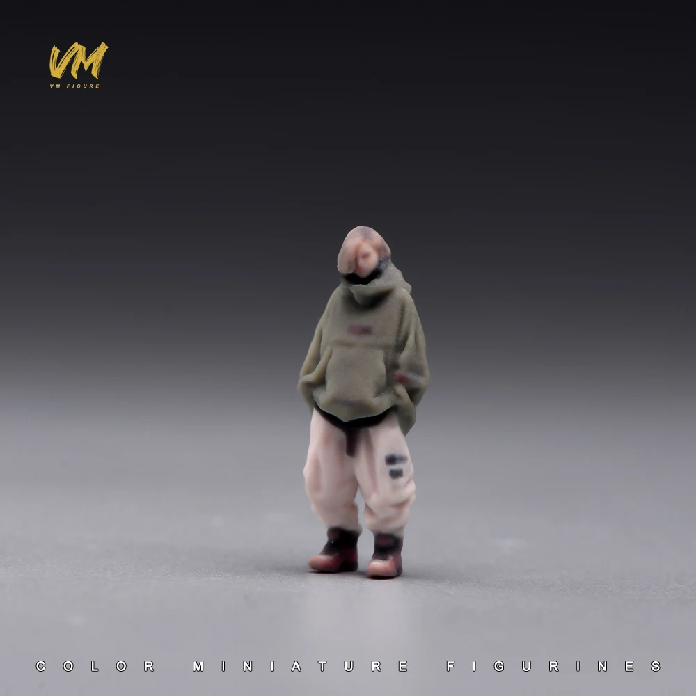 Miniaturfigur im Maßstab 1/64 Coole Business-Kleidung für junge Männer und Frauen 3D-Druck Mini-Puppe für Automodell-Dekoration und Ausstellung – Detail 37