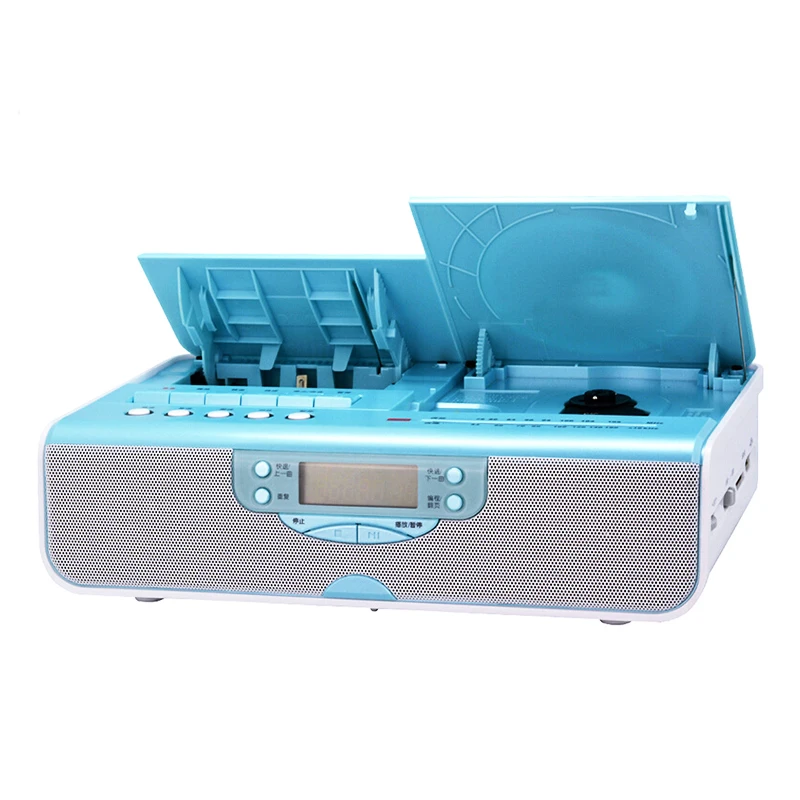 

PANDA CD Boombox Cassette Player Tape to SD Card,USB Disk MP3 Converter Recorder Repeater Radio FM MW-Learning Language,Music