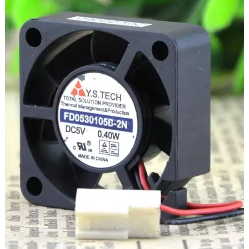 New Cooler Fan for Y.S.TECH FD0530105B-2N 3CM 3010 5V 0.40W Double Ball 2 Wire Cooling Fan 30 * 30 * 10MM