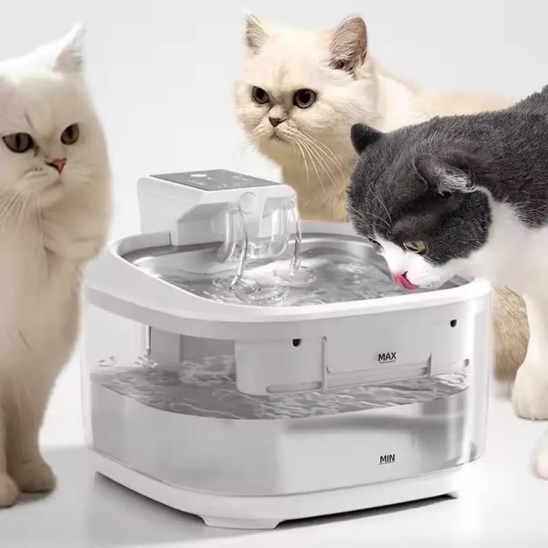 

4.5L Large Capacity Quiet Automatic Pet Water Fountain for Cats Dogs with Premium Filter Design