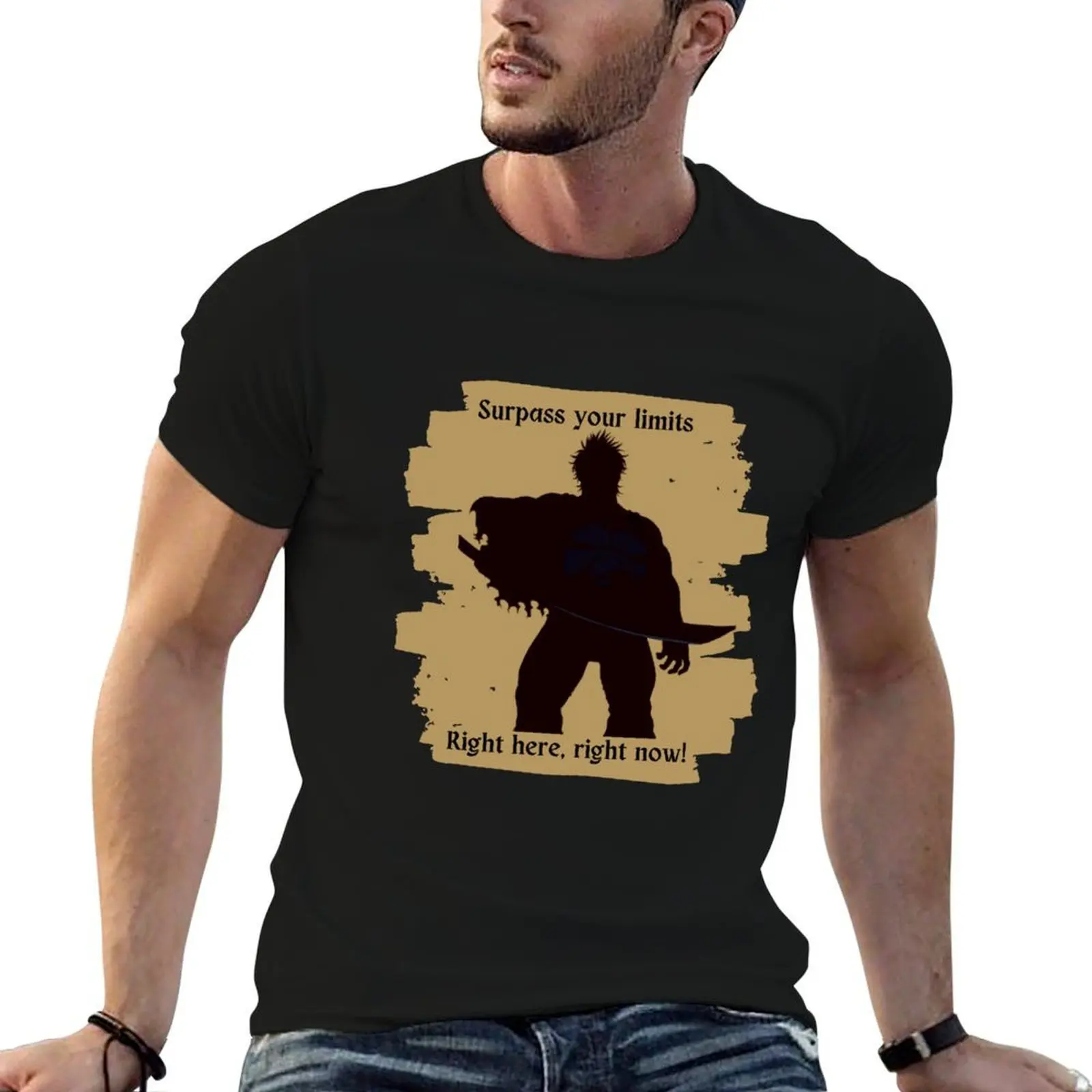 

Surpass your limits! Right here, right now! Yami Sukehiro T-Shirt t shirts for man cotton funny man t shirts cotton T-Shirt