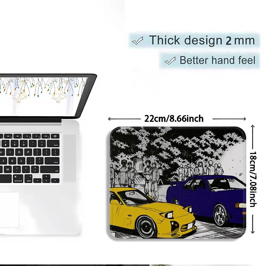 Anti slip Mouse Pad Desk accessories Computer Laptop Pad Game Console Pad Keyboard Mouse Pad office Pad Hot Anime I-Initial D