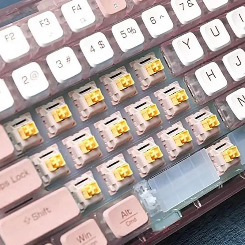 Tombol Keyboard Game mekanis, sakelar senyap, saklar Keyboard desain senyap dengan 5 pin untuk Tablet