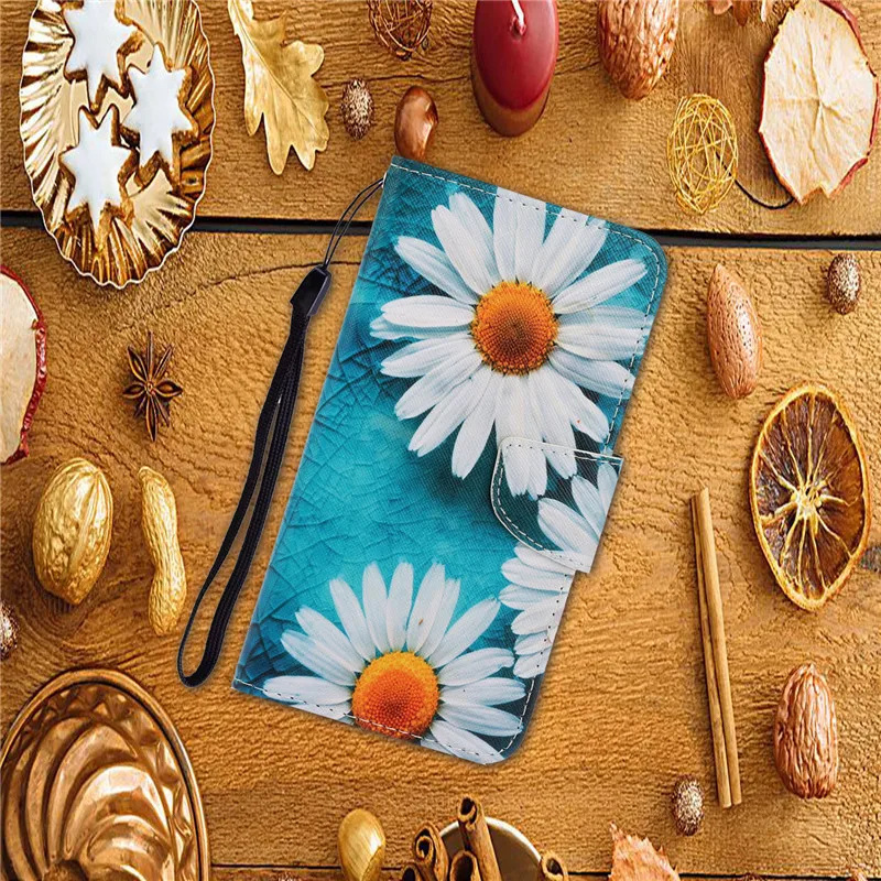 Flower Phone Case For iPhone 12 11 Pro X XS XR Max 6 6S 7 8 Plus SE 2020 Flip Leather Wallet Card Slot Back Book Cover Fundas