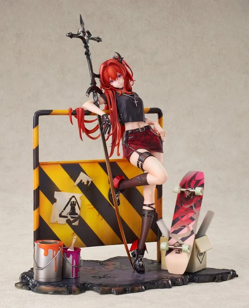 Genuíno gsc gsas arknights surtr liberdade // valido 29cm pvc figura de ação anime modelo brinquedos figura coleção boneca presente