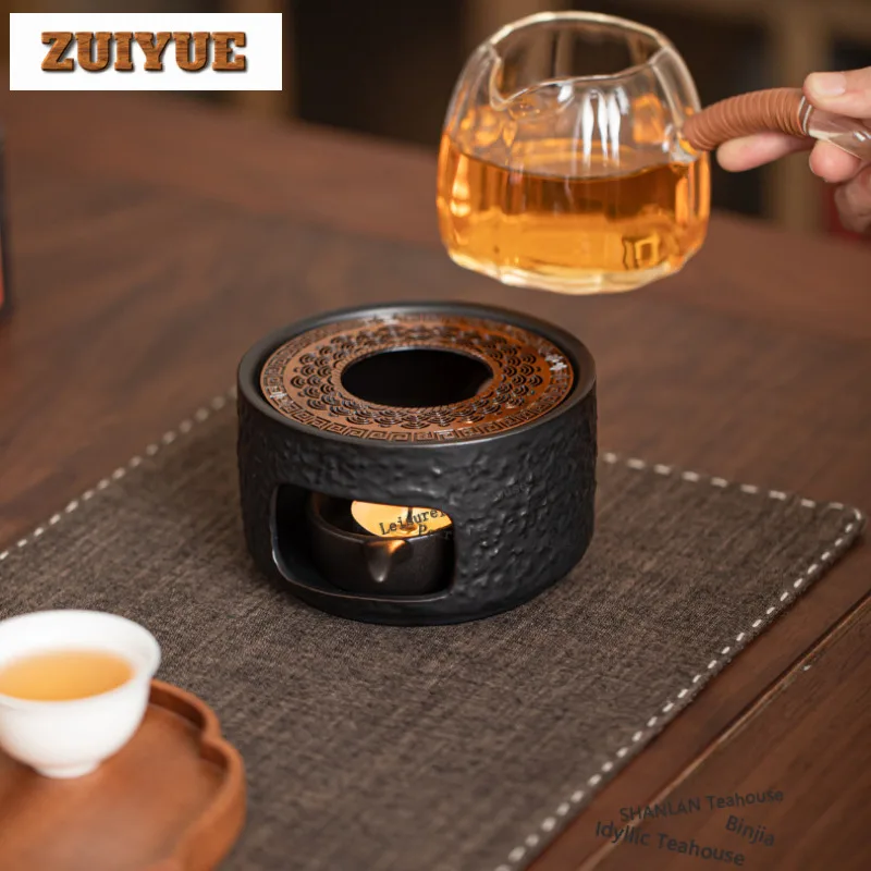 

Подставка для чайника из грубой керамики, обогреватель для свечей, печь для кипячения воды, угольная печь, декор для чайной утвари