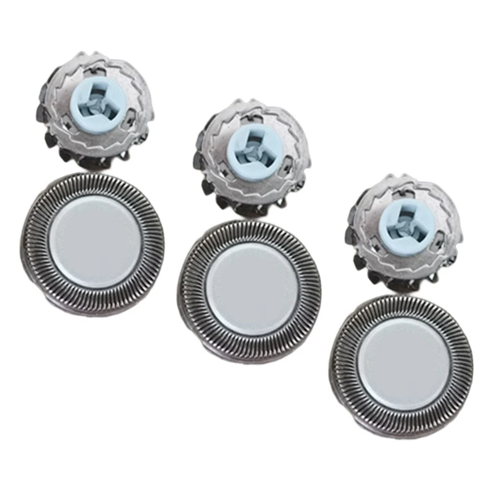 Lâmina de barbear de cabeça de substituição sh71 3 peças para barbeador philips s5531 s5532 s5535 s7731 8050 acessórios de cabeça de barbeador